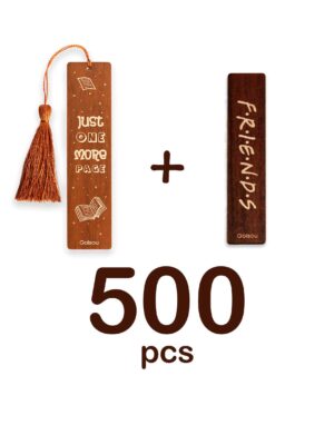 پک 500 عددی بوک مارک چوبی ترکیبی