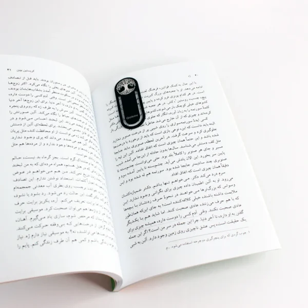 بوک مارک فلزی مدل درخت زندگی گلسو