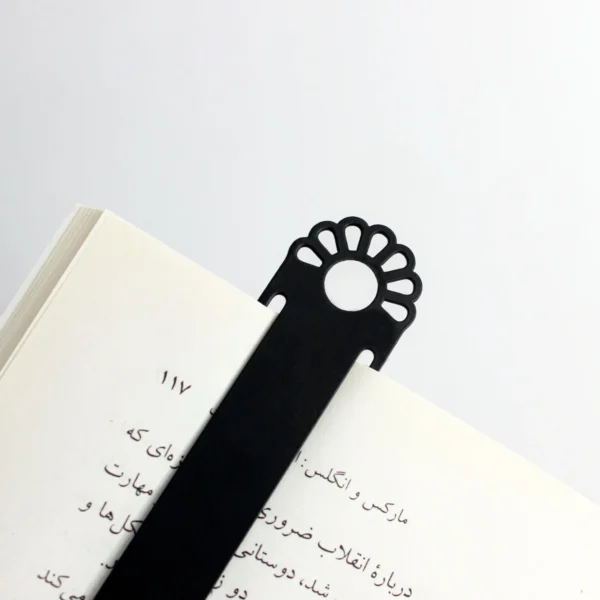 بوک مارک فلزی مدل لوتوس گلسو 